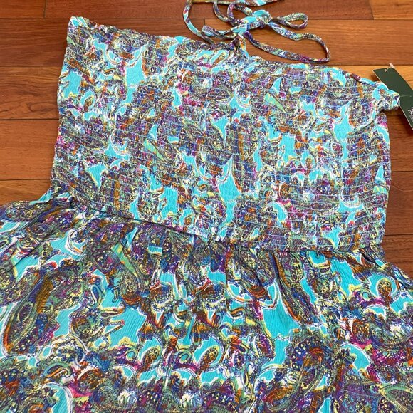 Wild Fable Multi Color Romper size Medium - Picture 6 of 11